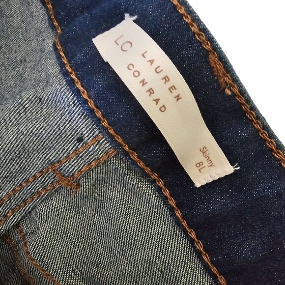 NWT Lauren Conrad High Rise Skinny Jean's size 8L - Picture 8 of 11
